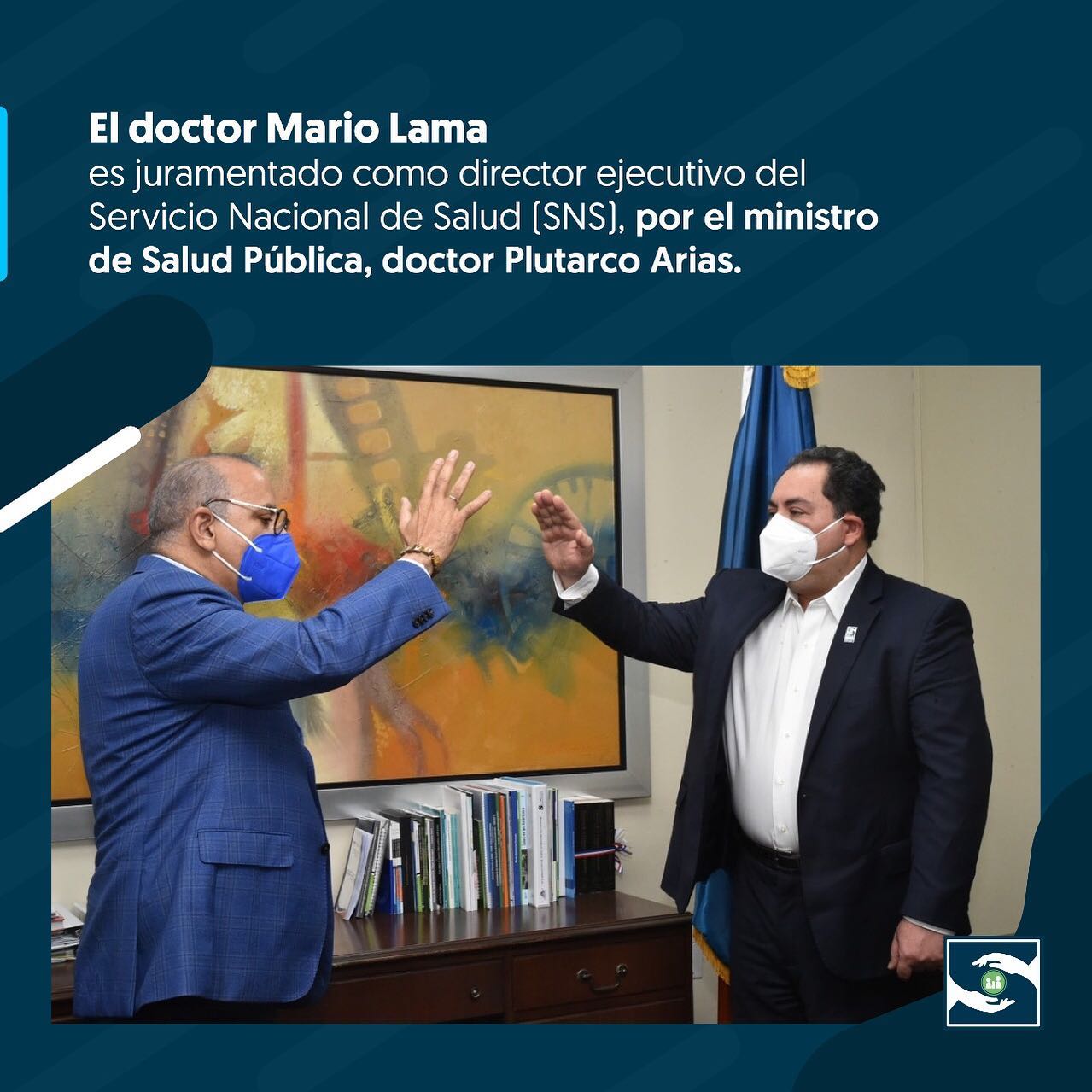 You are currently viewing El doctor Mario Lama es juramentado como director ejecutivo del Servicio Nacional de Salud (SNS), por el ministro de Salud Pública, doctor Plutarco Arias, de acuerdo a lo establecido en el artículo 10 de la Ley 123-15.