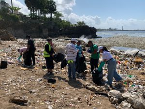 Lee más sobre el artículo Robert Reid Cabral y Medio Ambiente realizan jornada de limpieza en playa del Fuerte San Gil
